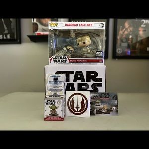 Star Wars smugglers bounty funko pop collectors box.